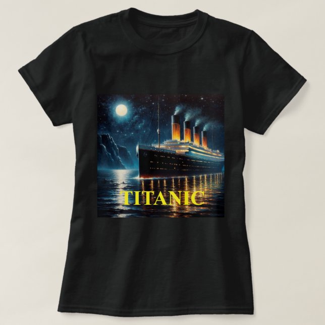 Camiseta Titanic T-shirt (Frente do Design)