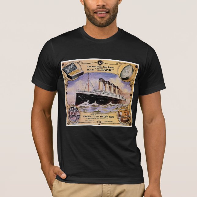 Camiseta Titanic Vintage Soap Ad (Frente)
