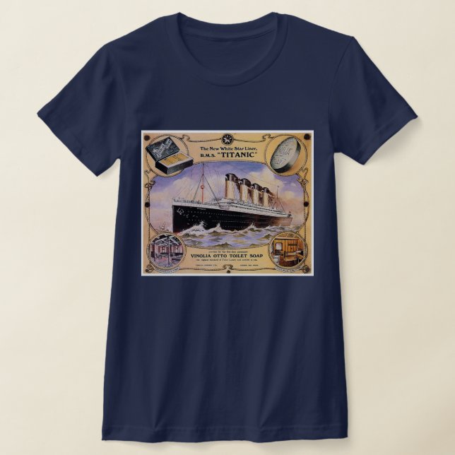 Camiseta Titanic Vintage Soap Ad (Postura )