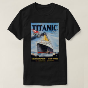 Camiseta Titanic White Star Line - Maior Transatlântico do