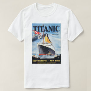 Camiseta Titanic White Star Line - Maior Transatlântico do
