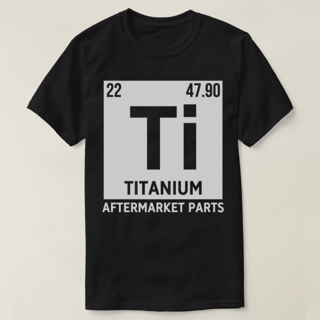 Camiseta Titanium Partes De Mercado Ti Elemento Surger (Frente do Design)