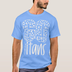 Camiseta Titans Team Mascot School Spirit Game Night Leopar