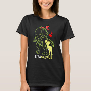 Camiseta Titasauro Tita Tyrannosaurus Dinosaur Baby Auntie
