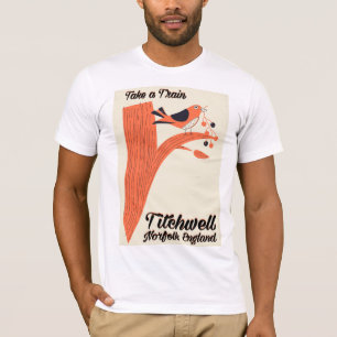 Camiseta Titchwell Norfolk Beach poster de viagens