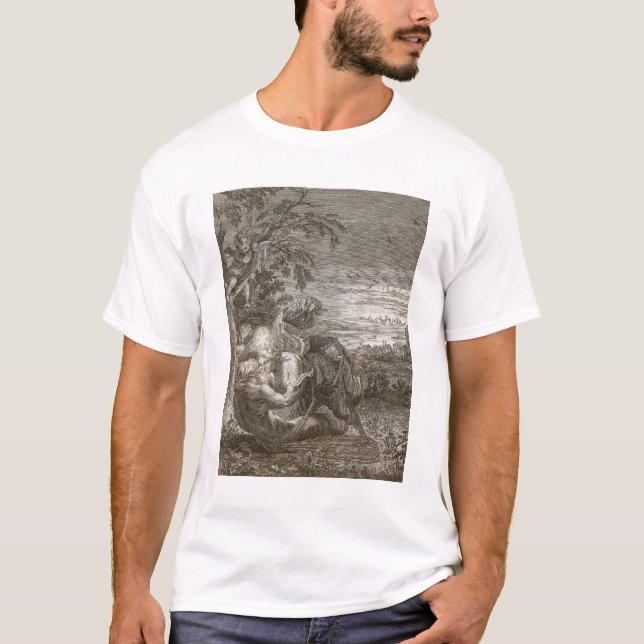 Camiseta Tithonus, o marido da Aurora, transformou em um (Frente)