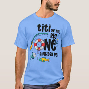 Camiseta Titi Big One 1YearOld Boy Fisheries Birday