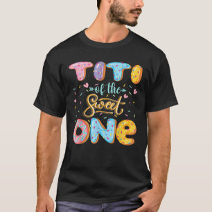 Camiseta Titi Do Amor Da Rosquinha De Uma primeiro aniversa