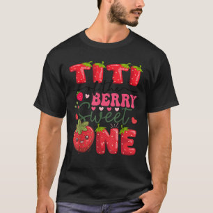 Camiseta Titi Do Berry Sweet One primeiro aniversario Straw