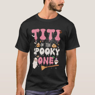 Camiseta Titi do Dia das Bruxas de primeiro aniversario de 