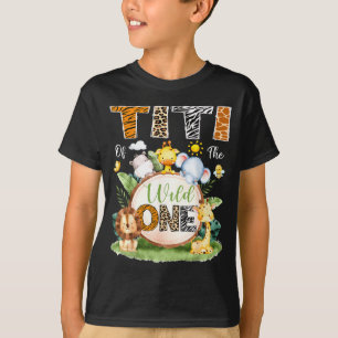 Camiseta Titi do Selvagem Um Aniversário de 1 ano Menino Sa