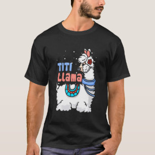 Camiseta Titi Llama Matching Family Christmas pijamas
