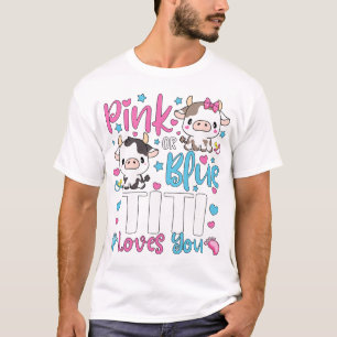 Camiseta Titi Rosa Ou Azul Te Ama Dando Presentes Homens De