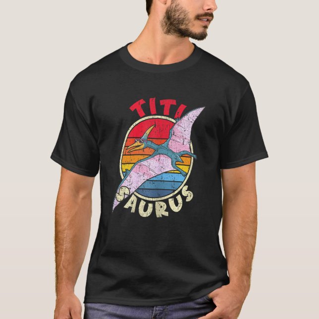 Camiseta Titi Saurus I Pterodactylus I - Correspondência Fa (Frente)
