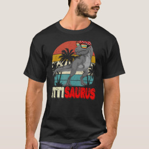 Camiseta Titisaurus Rex Dinosaur Titi Saurus Família da Mãe