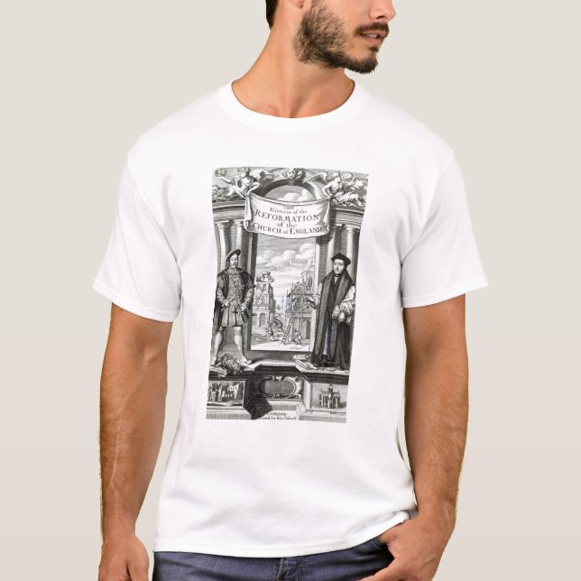 Camiseta Titlepage a igreja Inglaterra da reforma da (Frente)
