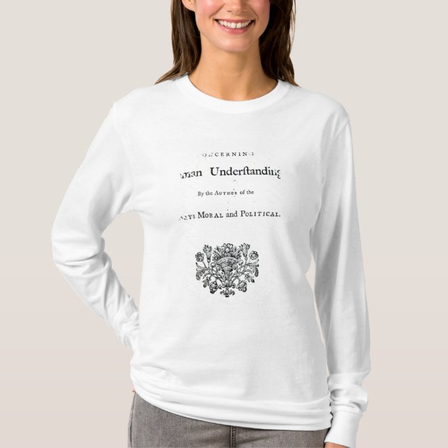 Camiseta Titlepage 'de ensaios filosóficos (Frente)