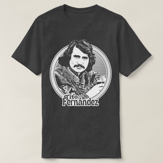 Camiseta Tito Fernndez Estilo Retro Ventilador Art 1° (Frente do Design)