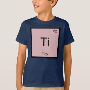 Camiseta Tito Nome Química Elemento Tabela Periódica