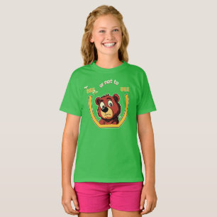 Camiseta Título Abelha ou Não Ser Urso - Humor de Shakespea