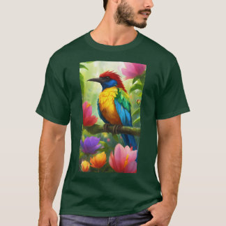 Camiseta Título: "Camiseta de Aves da Costa Rica Vibrante"
