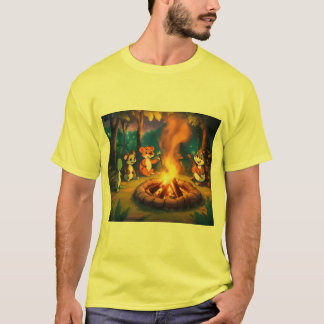 Camiseta Título: "Camp Critters: where the Wild Things Jest