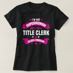 Camiseta Título Clerk