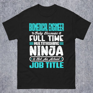Camiseta Título da Profissão de Engenheiro Biomédico Habili
