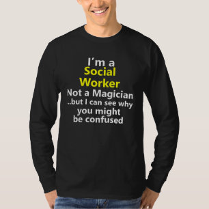 Camiseta Título de Emprego de Assistente Social Carreira Tr