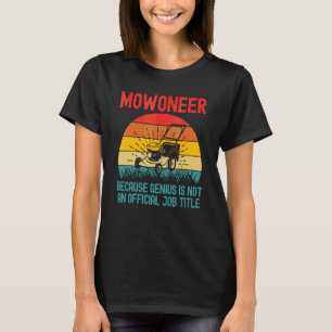 Camiseta Título de emprego Mowoneer Cortador de grama Cort