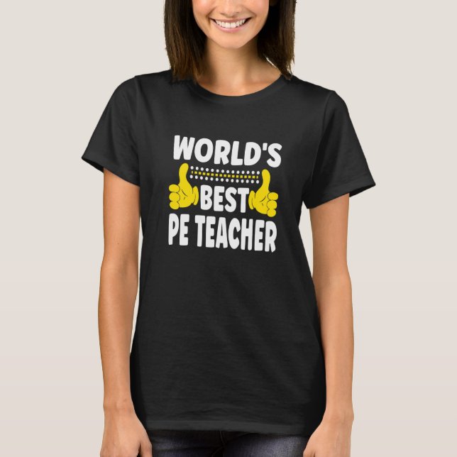 Camiseta Título de emprego Professor de EF Profissão Melhor (Frente)