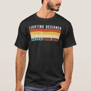Camiseta Título de Profissão de Projetista de Iluminação Tr