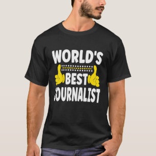 Camiseta Título de Trabalho Profissão de Jornalista Mais Be