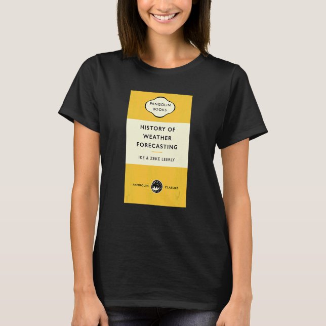 Camiseta Título Do Cobrir De Livro legal História De Weathe (Frente)