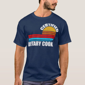 Camiseta Título do trabalho de retro-safra do Cook com Diet
