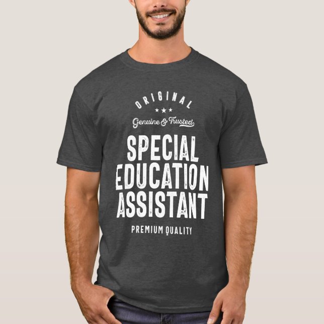 Camiseta Título do Trabalho Funny do Assistente de Educação (Frente)
