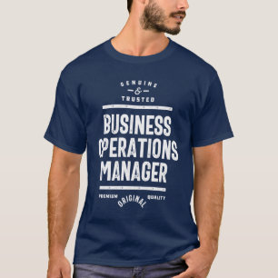 Camiseta Título do Trabalho Funny do Gerenciador de Operaçõ