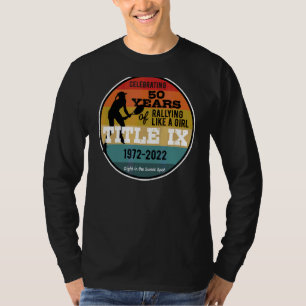 Camiseta Título Ix 50º Aniversário 1972 2022 Esporte femini