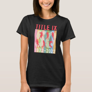 Camiseta Título Ix 50º Aniversário Alterações à Educação do