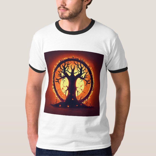 Camiseta Título: "Majexpressas Dragas soltas em T-Shirt" De (Frente)