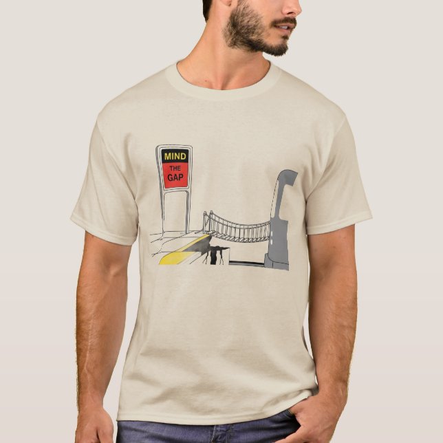 Camiseta Título: Mente a Lacuna - Arte do Comboio Surreal d (Frente)