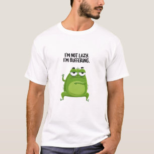 Camiseta Título Não Estou Preguiçoso Estou Carregando Criat