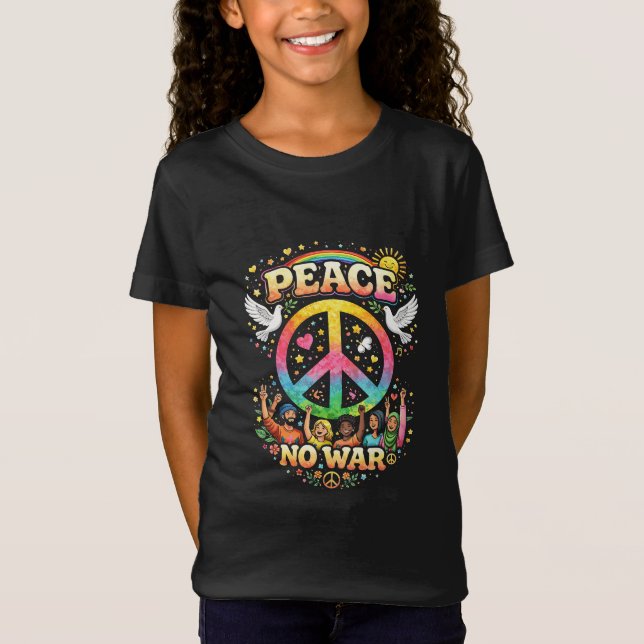 Camiseta Título: Paz Sobre a Guerra (Frente)