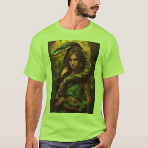 Camiseta Título: "Serpentine Harmony Earth Tee"