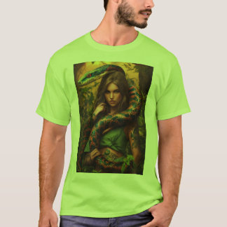 Camiseta Título: "Serpentine Harmony Earth Tee"