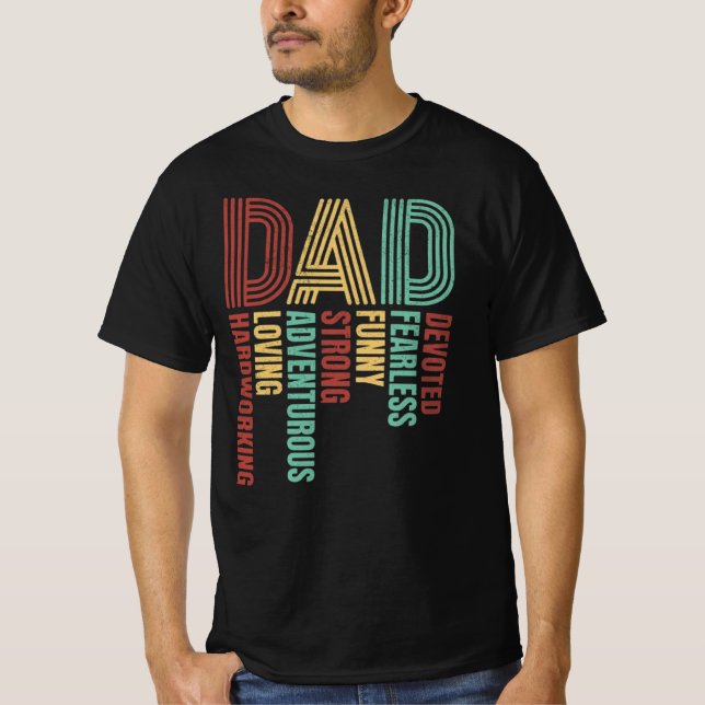 Camiseta Títulos de Pai Pai Engraçado (Frente)