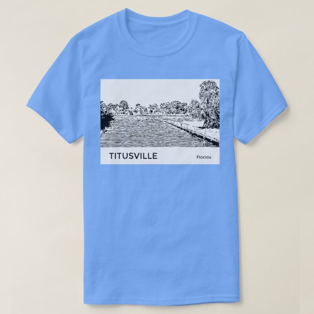 Camiseta Titusville Florida TShirt (Frente do Design)