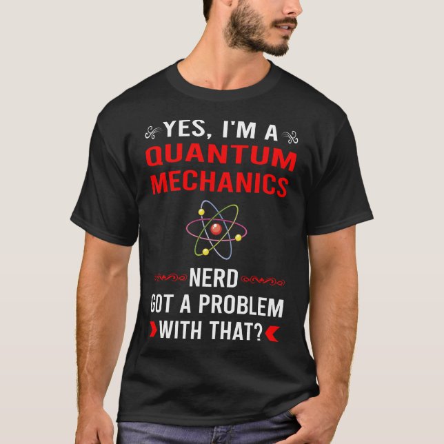Camiseta Tivemos Problema Mecânica Quântica (Frente)