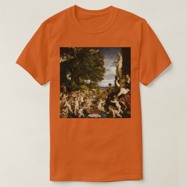 Camiseta Tiziano Vecelli Titian Culto de Vênus (Frente do Design)
