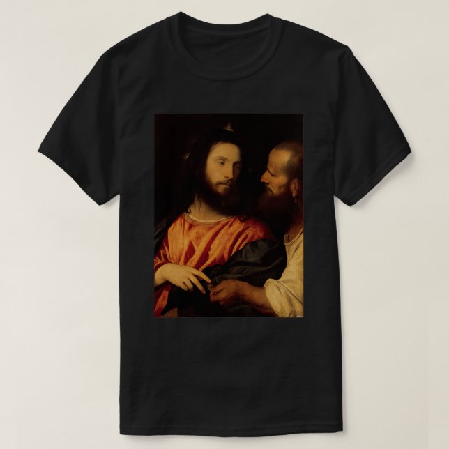 Camiseta Tiziano Vecelli Titian O Tribute Money Titian (Frente do Design)
